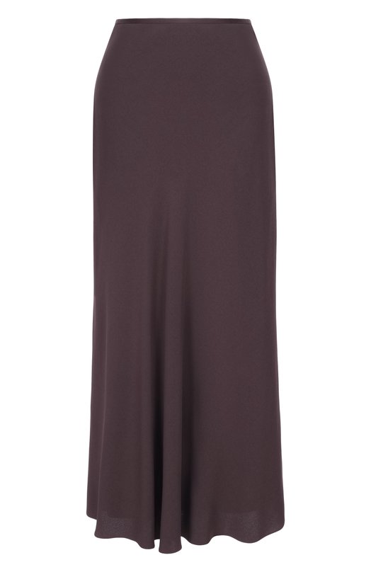 Юбка из вискозы и шелка Agnona TG0910E/U5074E Коричневый TG0910E/U5074E