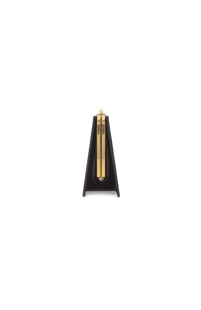 Женский клатч diamond cocktail JIMMY CHOO черного цвета, арт. DIAM0ND C0CKTAIL/DI0 | Фото 4 (Размер: medium; Материал: Натуральная кожа)