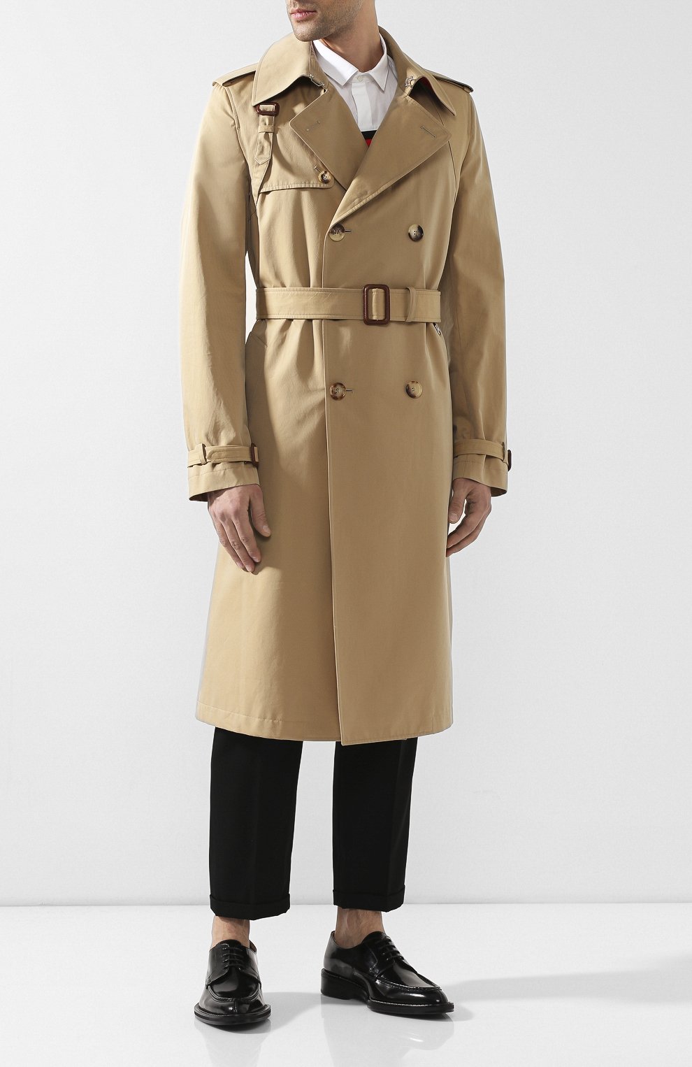 Кожаные дерби AMI черного цвета по цене 54950 руб., арт. H19S100.901, фото 2 Кожаные дерби AMI, арт. H19S100.901, фото 2