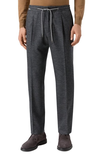 Шерстяные брюки CORNELIANI, арт. 264L19-2617800, фото 3