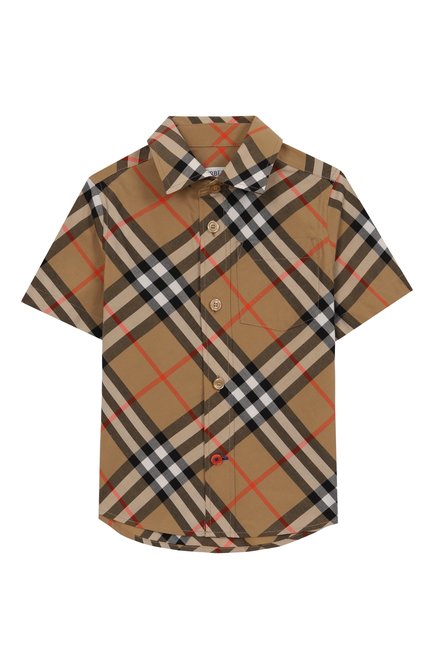 Хлопковая рубашка BURBERRY, арт. 8089029