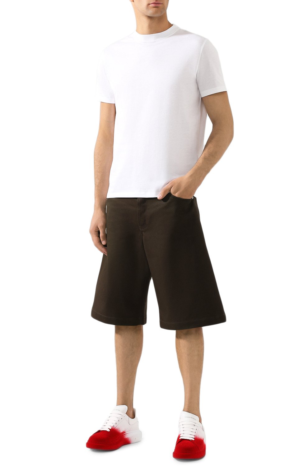 Хлопковая футболка VALENTINO, арт. SV3MG08Y3LE, фото 2