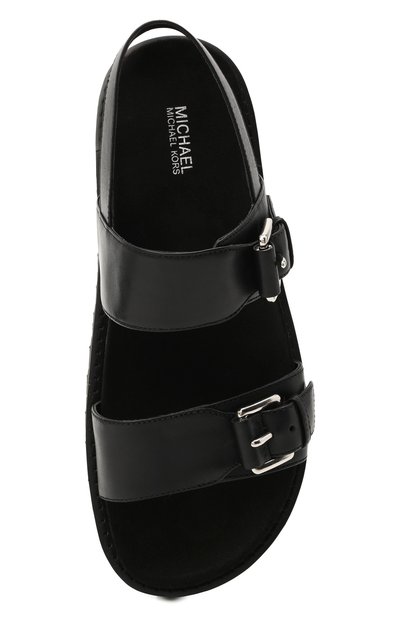 Кожаные сандалии judd MICHAEL MICHAEL KORS черного цвета по цене 21200 руб., арт. 40T1JUFA2L, фото 5 Кожаные сандалии judd MICHAEL MICHAEL KORS, арт. 40T1JUFA2L, фото 5