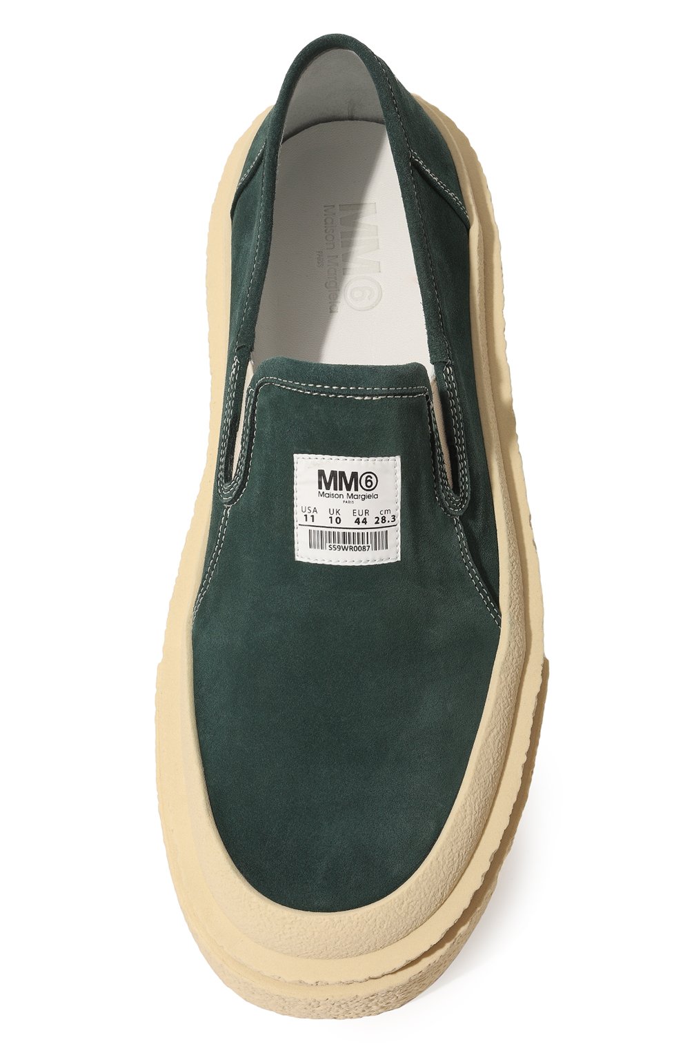 Замшевые слипоны MM6, арт. S59WR0087/P5246, фото 6