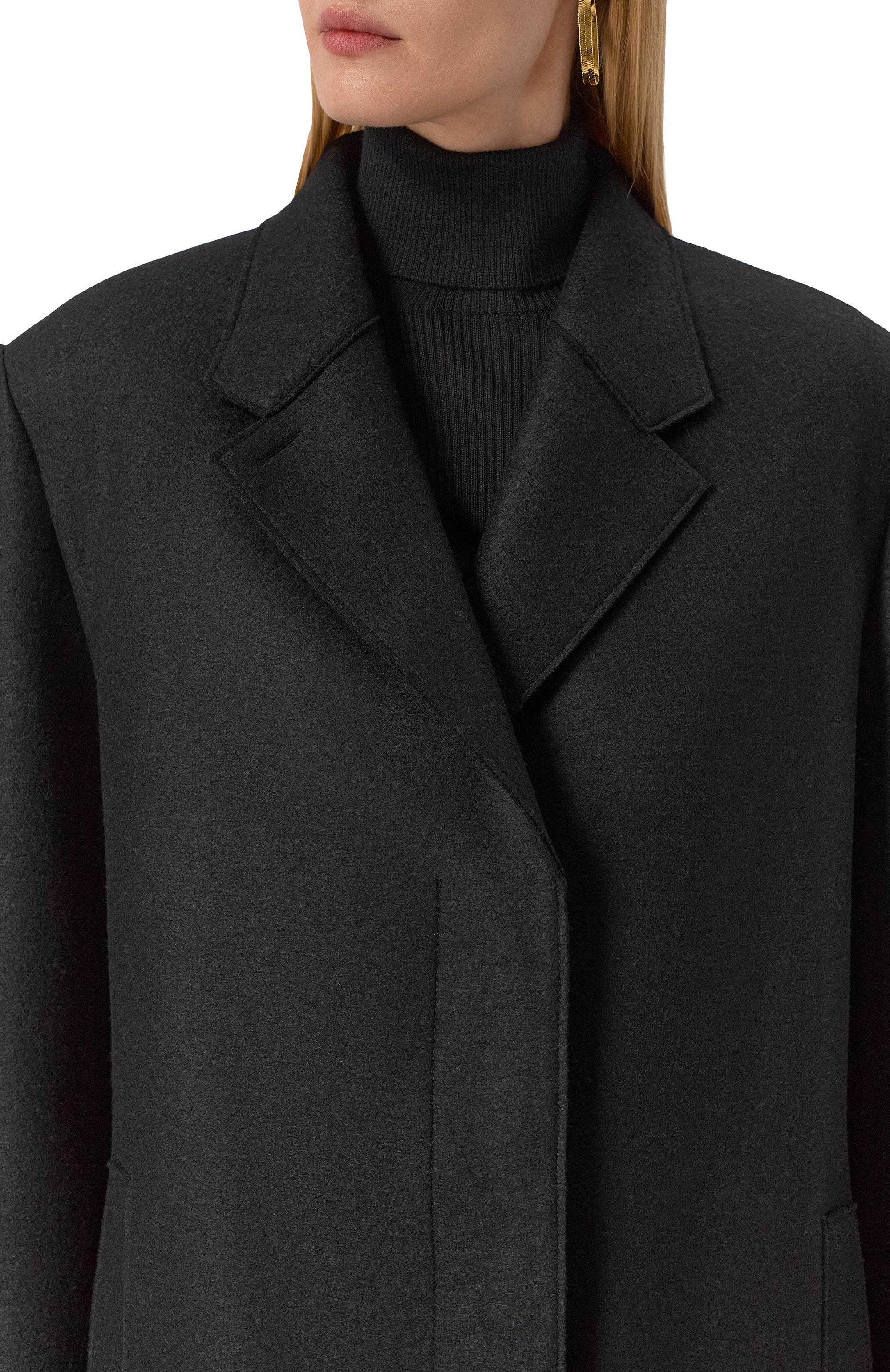 Шерстяное пальто HARRIS WHARF LONDON, арт. AA1678MLK, фото 5