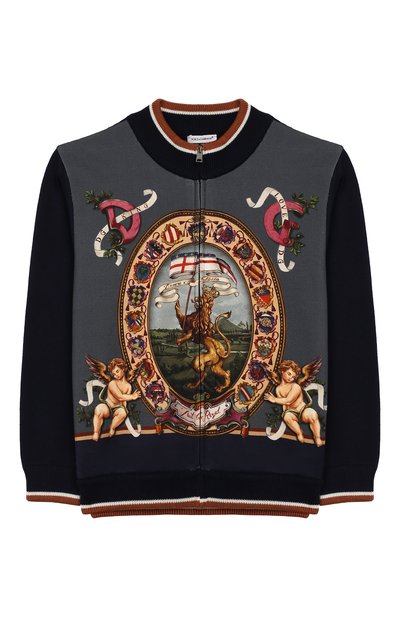 Кардиган из смеси шерсти и хлопка DOLCE & GABBANA, арт. L4KW43/JAVQA/2-6, фото 1