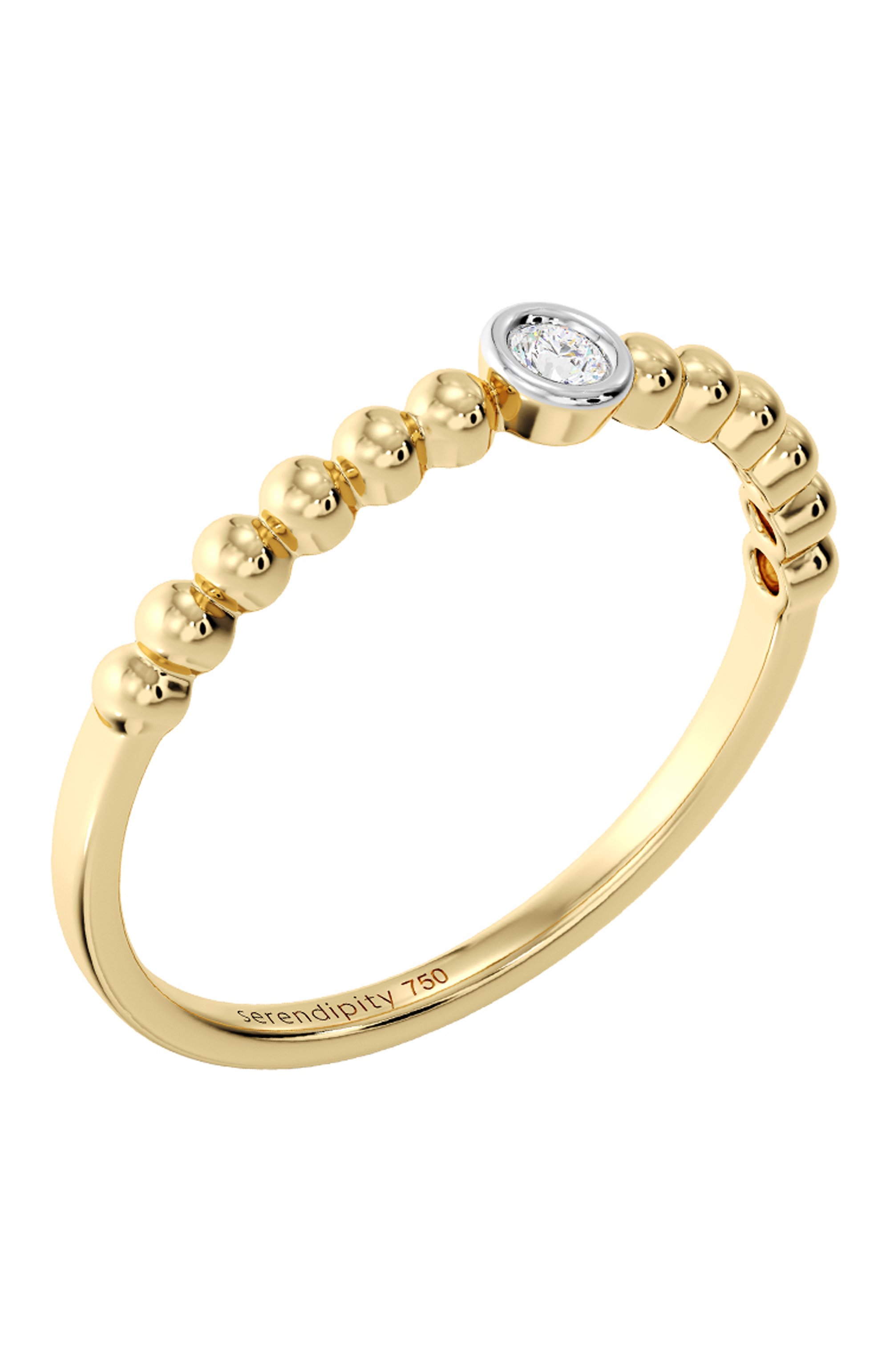 Кольцо SERENDIPITY бесцветного цвета по цене 138000 руб., арт. EJR0033Y, фото 1 Кольцо SERENDIPITY, арт. EJR0033Y, фото 1