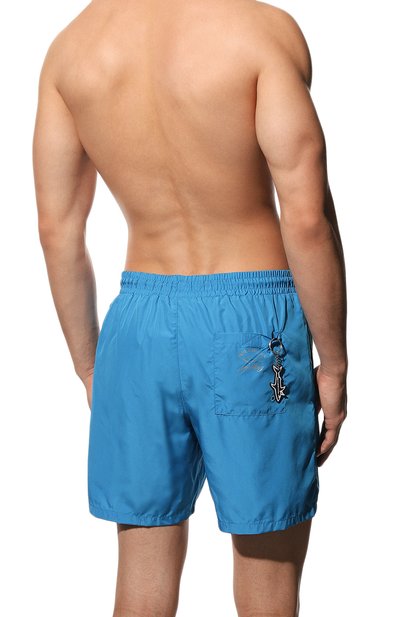 Плавки-шорты PAUL&SHARK голубого цвета по цене 15200 руб., арт. 21415046, фото 3 Плавки-шорты PAUL&SHARK, арт. 21415046, фото 3