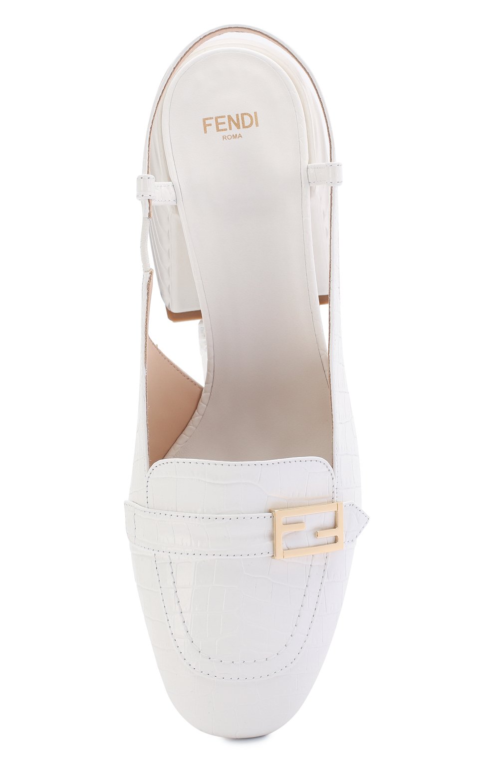 Кожаные туфли FENDI, арт. 8J7066 TC3, фото 5