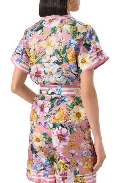 Шелковая блузк�а DOLCE & GABBANA, арт. F5G67T/HI1W4, фото 4
