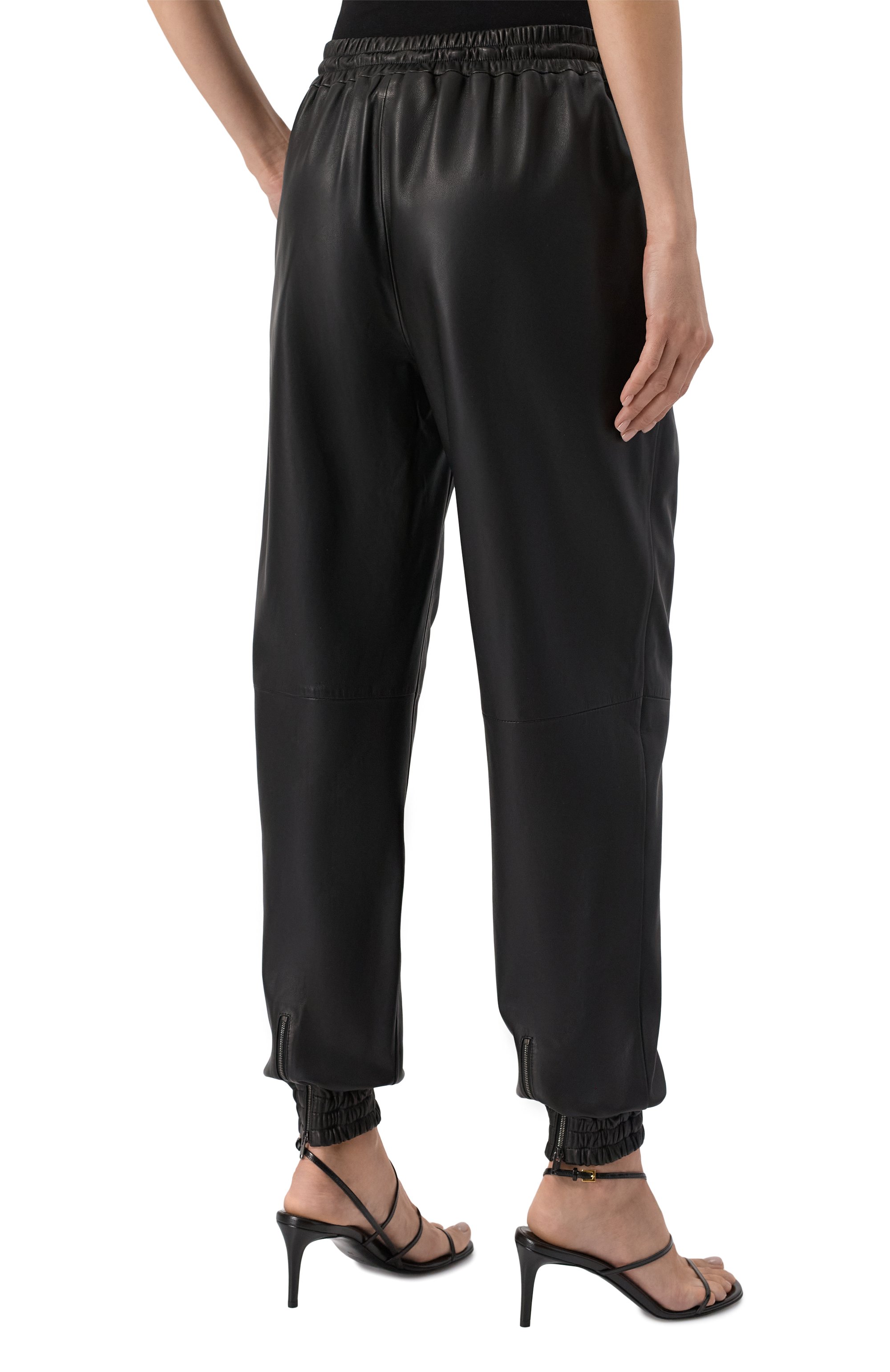 Кожаные джоггеры MVST, арт. 23092/36-44, фото 4