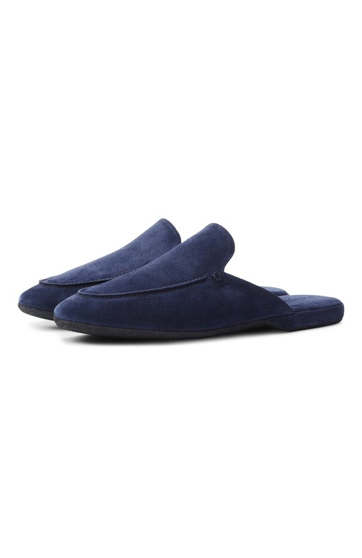 Замшевые домашние туфли Farfalla C19I/SUEDE Синий C19I/SUEDE