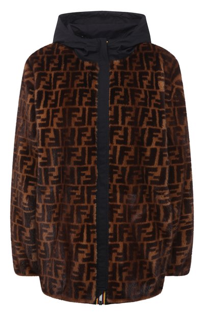 Женская куртка с меховой подкладкой FENDI, арт. FNE70I AEKV