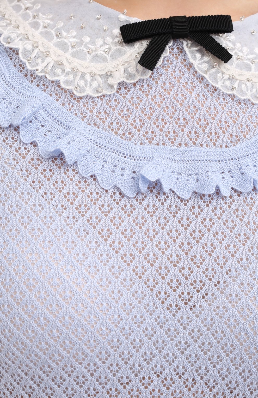 Пуловер из кашемира и шелка MIU MIU, арт. MML377-1KV2-F0424, фото 5