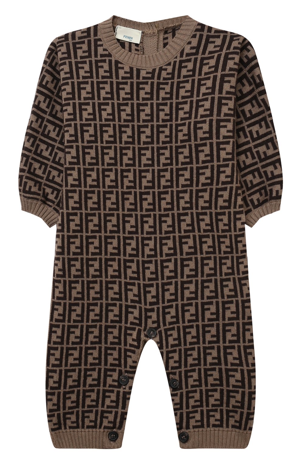 Хлопковый комбинезон FENDI, арт. BUL048/A3TE/12M-24M, фото 1