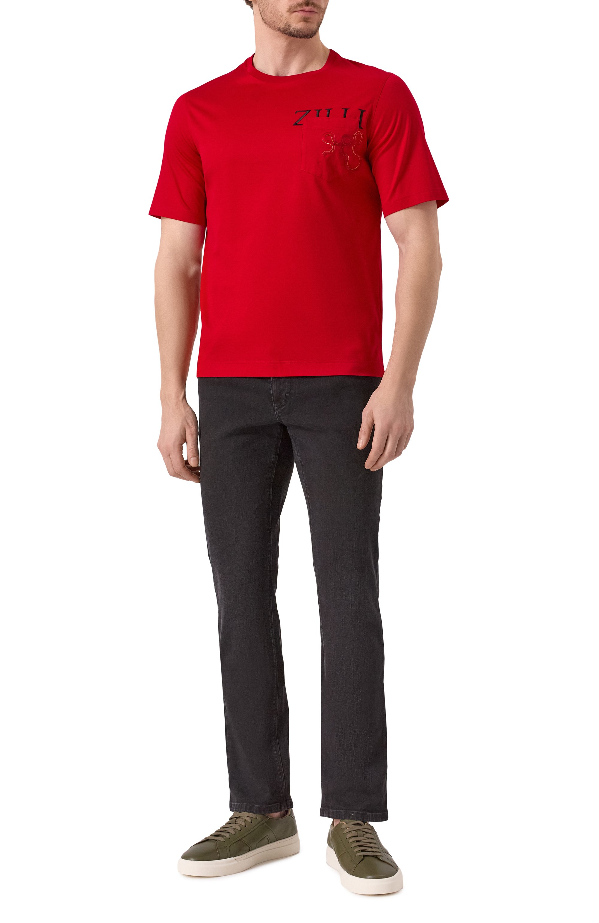 Хлопковая футболка ZILLI, арт. TSR03IM0100VSNAK0, фото 2
