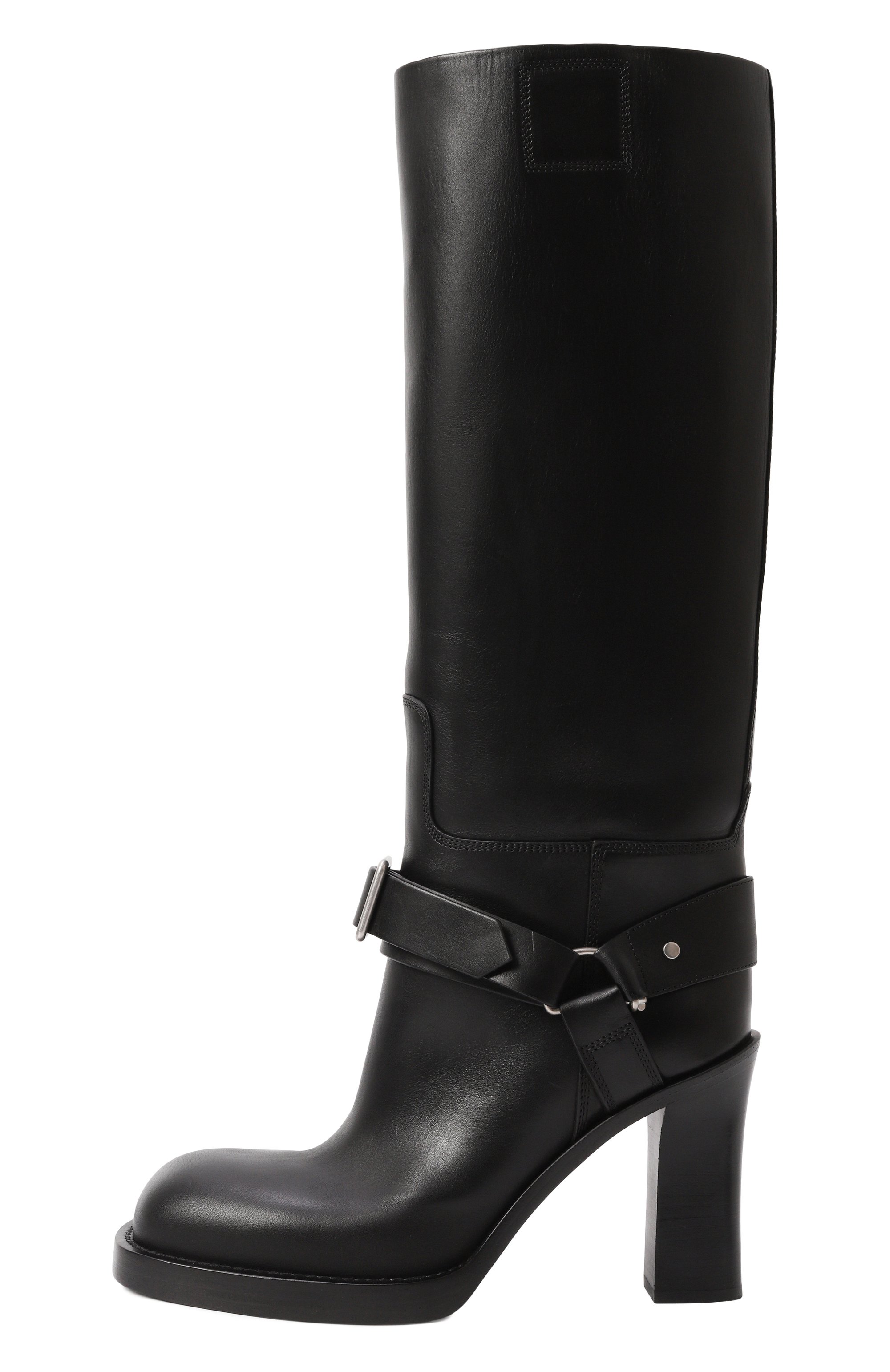 Кожаные сапоги BURBERRY, арт. 8079913, фото 4