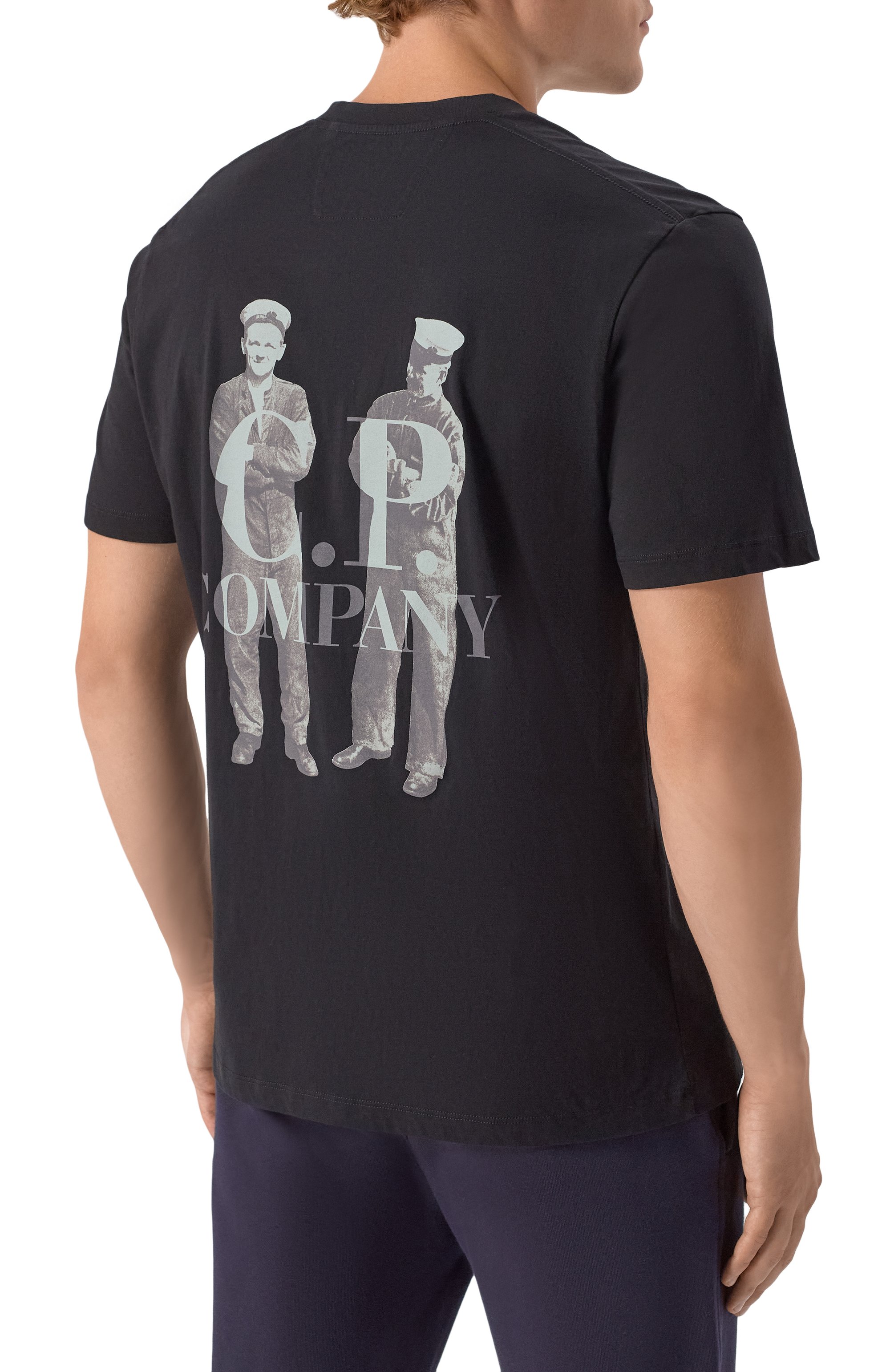 Хлопковая футболка C.P. COMPANY, арт. 19CMTS106A006586W, фото 4