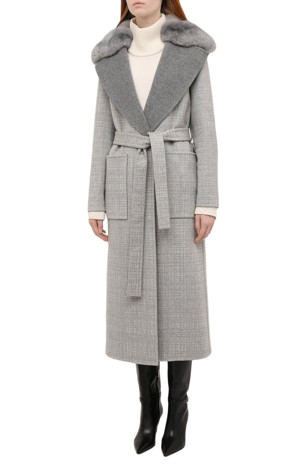 Пальто с меховым воротником FABIO GAVAZZI, арт. FGA0579PI, фото 3