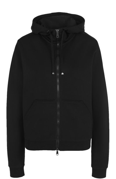 Женский хлопковый кардиган на молнии с капюшоном MONCLER, арт. C2-093-84989-00-8098W