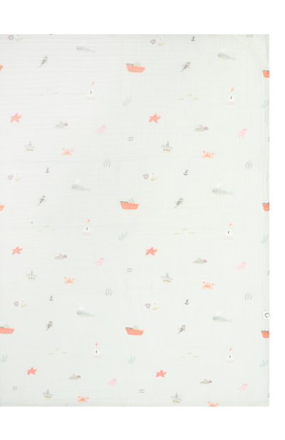 Комплект из двух пеленок BUBA KIDS разноцветного цвета по цене 2650 руб., арт. BKMUSSW16, фото 3 Комплект из двух пеленок BUBA KIDS, арт. BKMUSSW16, фото 3