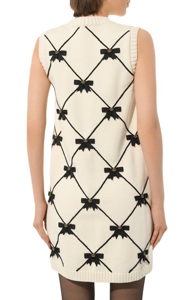 Хлопковое платье GUCCI, арт. 657852 XKBUW, фото 4