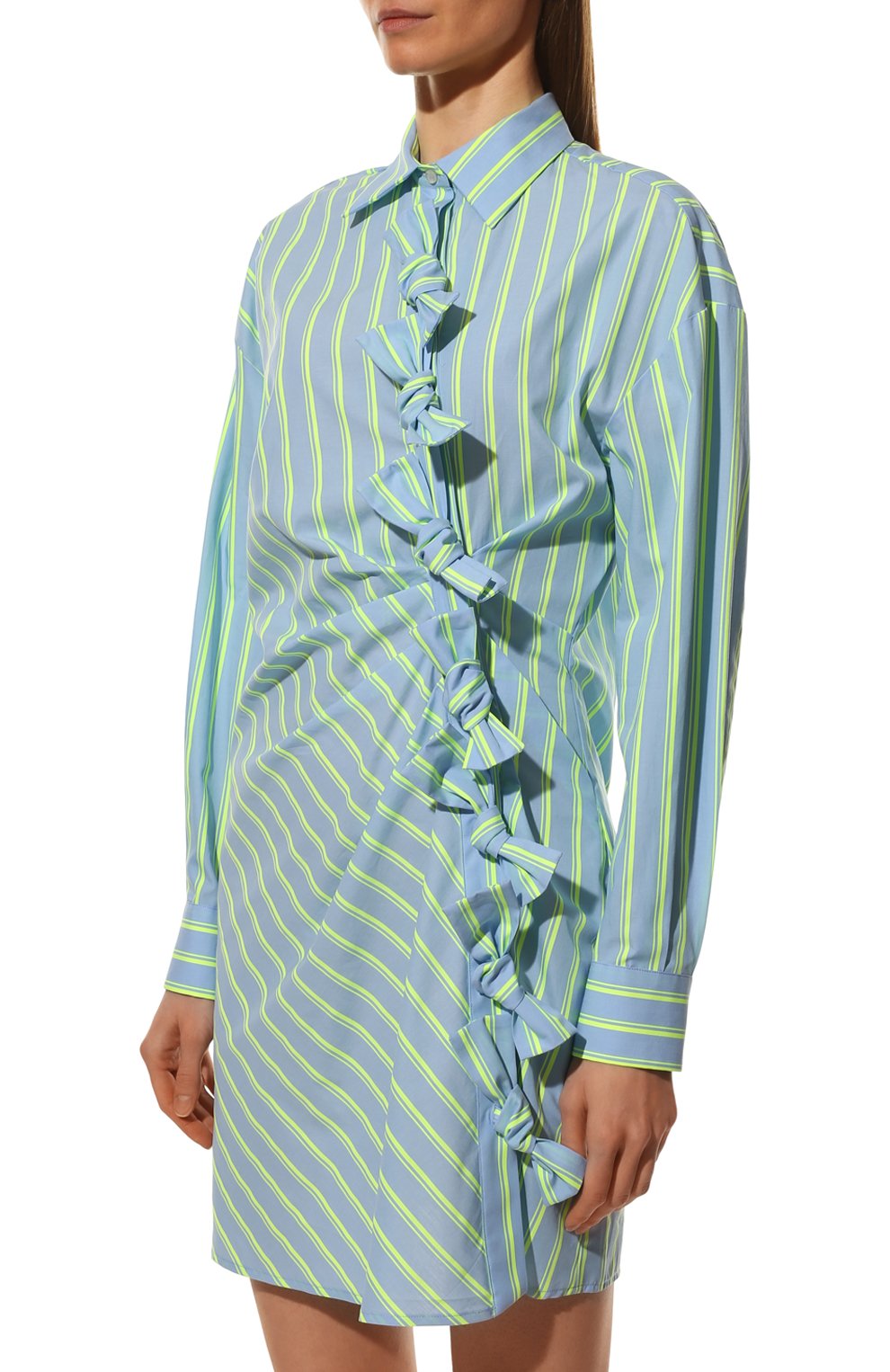 Хлопковое платье MSGM, арт. 3241MDA22A 227005, фото 3