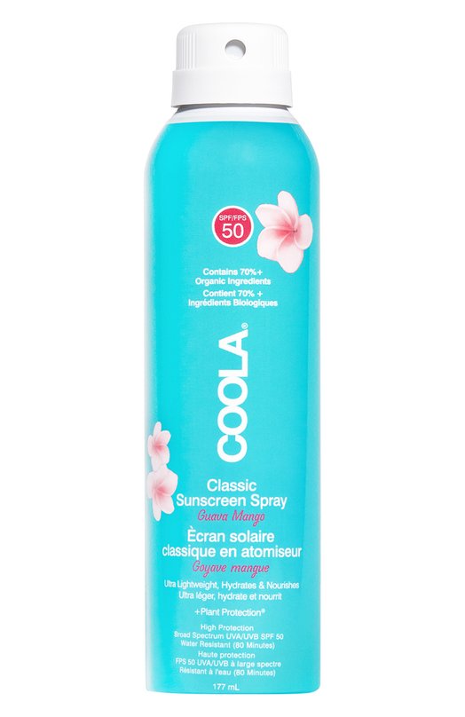 фото Солнцезащитный спрей для тела "гуава-манго" spf 50 (177ml) coola