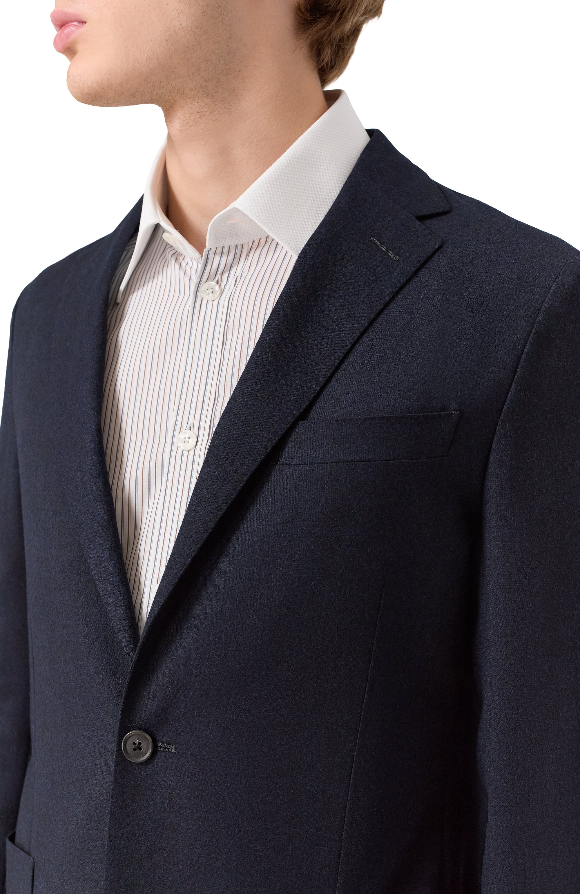 Шерстяной костюм CORNELIANI темно-синего цвета по цене 205500 руб., арт. 26X007-2618400_SET, фото 6 Шерстяной костюм CORNELIANI, арт. 26X007-2618400_SET, фото 6