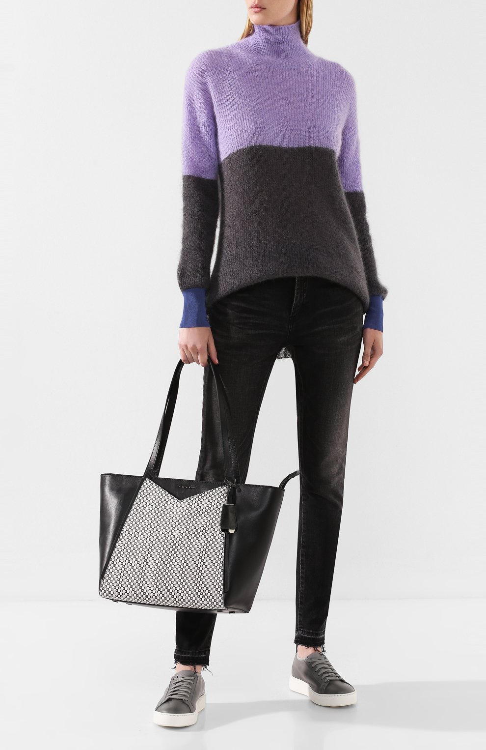 Сумка-тоут whitney large MICHAEL MICHAEL KORS черного цвета по цене 42550 руб., арт. 30T9UWHT3R, фото 2 Сумка-тоут whitney large MICHAEL MICHAEL KORS, арт. 30T9UWHT3R, фото 2
