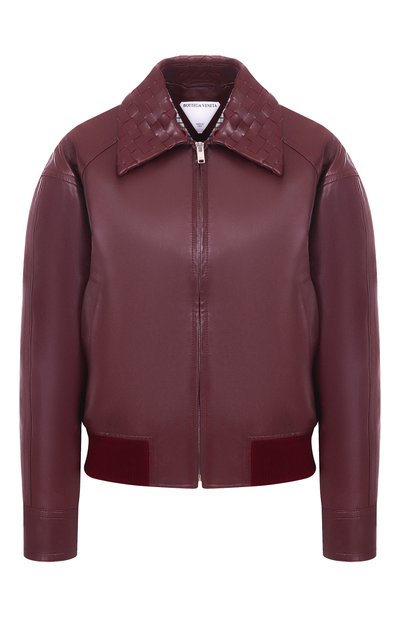 Женская кожаная куртка BOTTEGA VENETA, арт. 832893/V5BX0