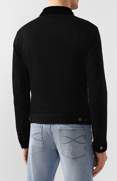 Комбинированная куртка DOLCE & GABBANA, арт. G9RG0D/G8BU3, фото 4