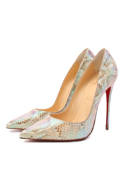 Кожаные туфли so kate 120  CHRISTIAN LOUBOUTIN, арт. so kate 120 python sirene, фото 1