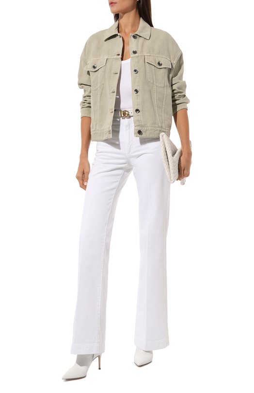 Джинсовая куртка Brunello Cucinelli ML9962994 Зелёный  ML9962994 Фото 2