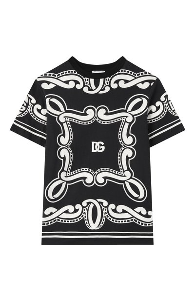 Хлопковая футболка DOLCE & GABBANA, арт. L4JTHU/II7FY/8-14