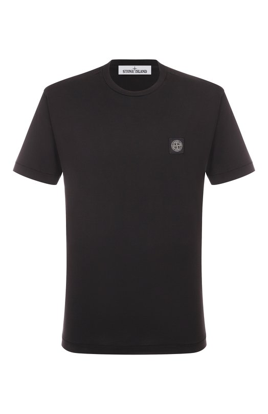 Хлопковая футболка Stone Island K1S152100039/S0013 Чёрный K1S152100039/S0013