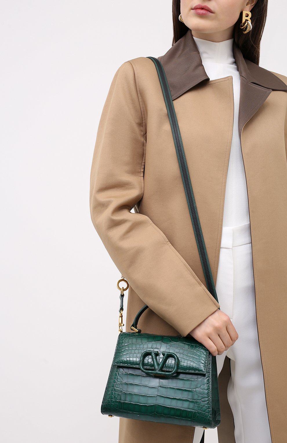 Сумка vsling из кожи аллигатора VALENTINO, арт. TW2B0F53/XDE/AMIS, фото 7