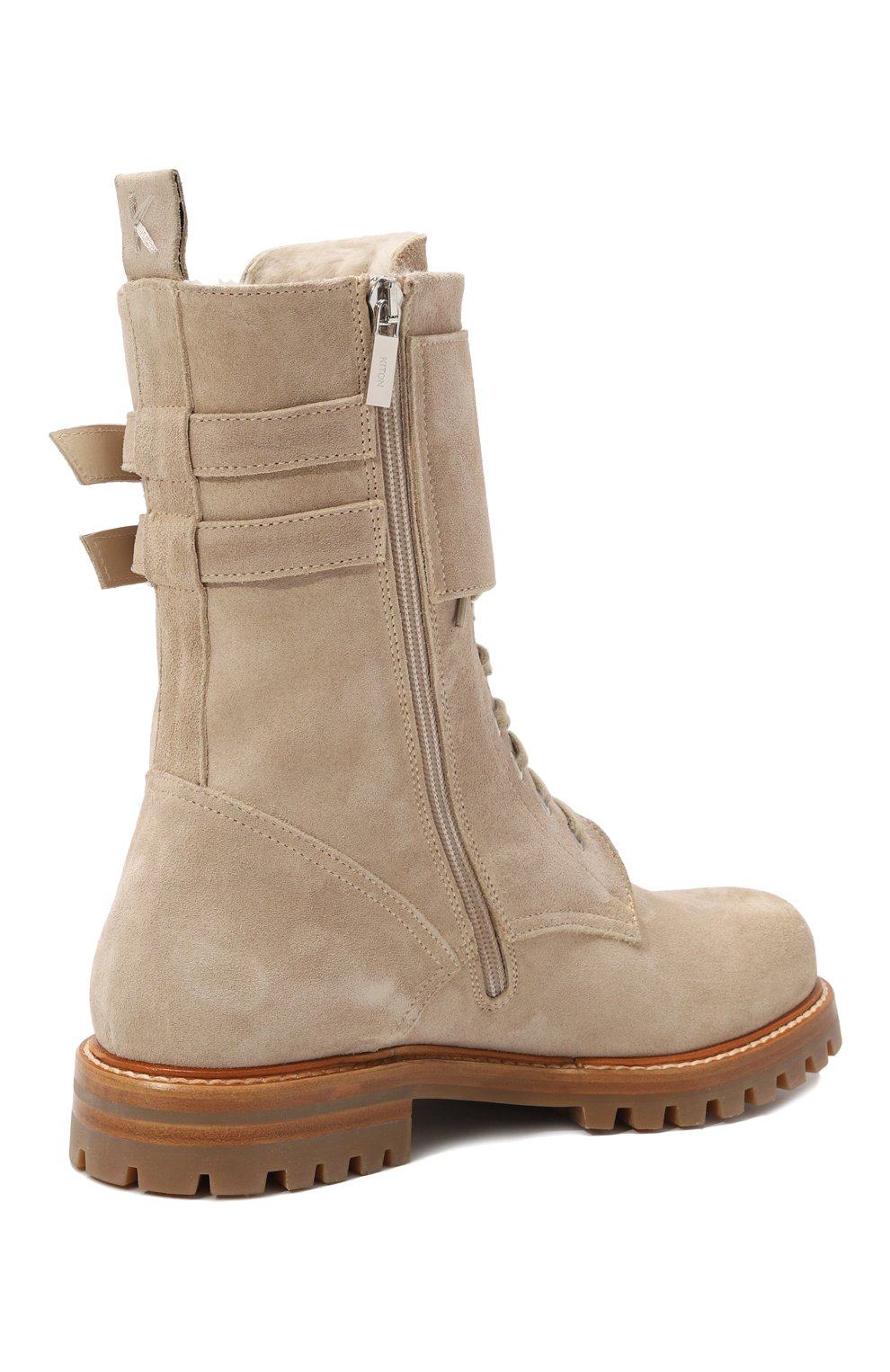 Замшевые ботинки KITON, арт. D56810N0102507, фото 5