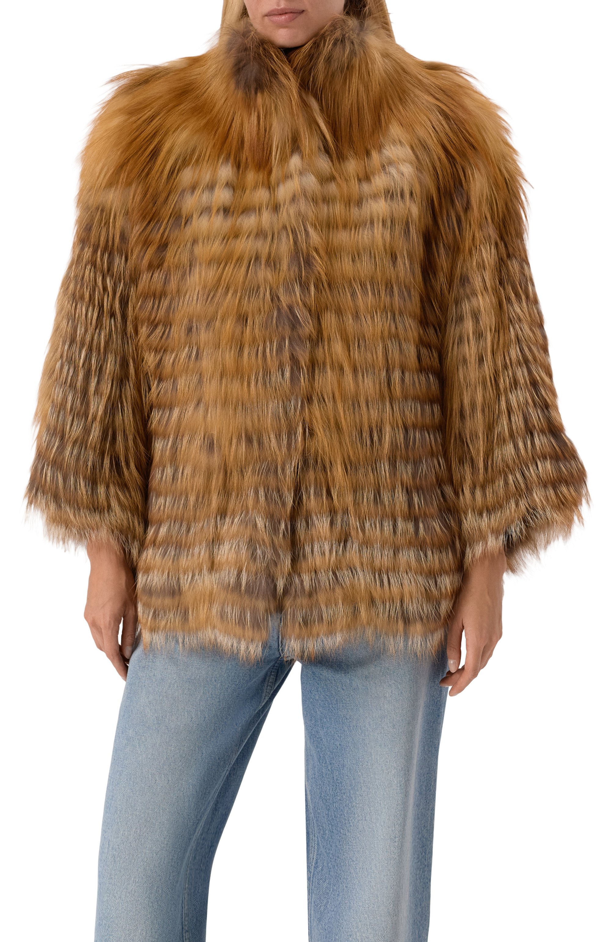 Шуба из лисы SIMONETTA RAVIZZA, арт. F05JA359F7, фото 3