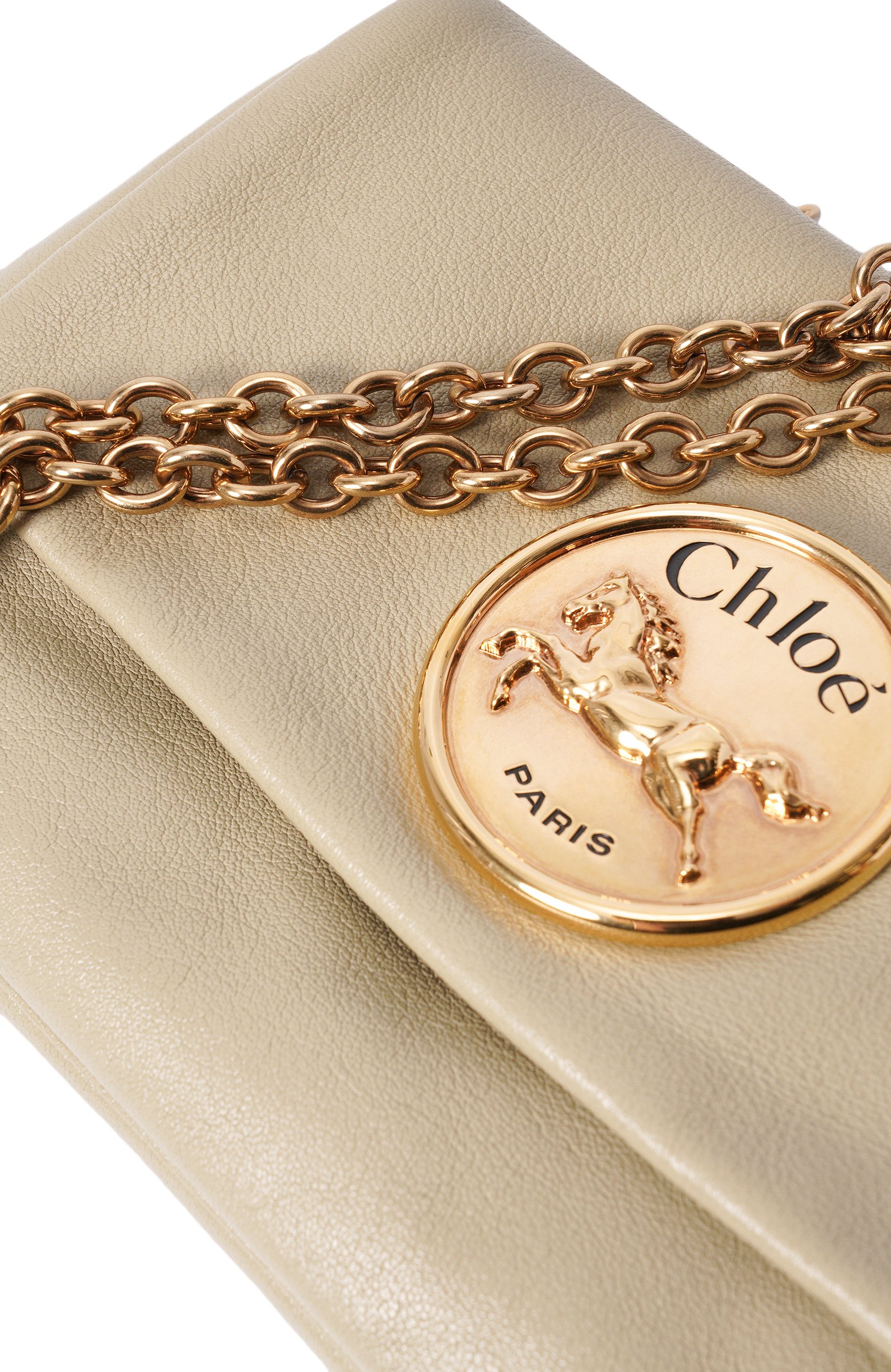 Сумка heritage CHLOÉ бежевого цвета по цене 269500 руб., арт. CH25AS585P75, фото 6 Сумка heritage CHLOÉ, арт. CH25AS585P75, фото 6
