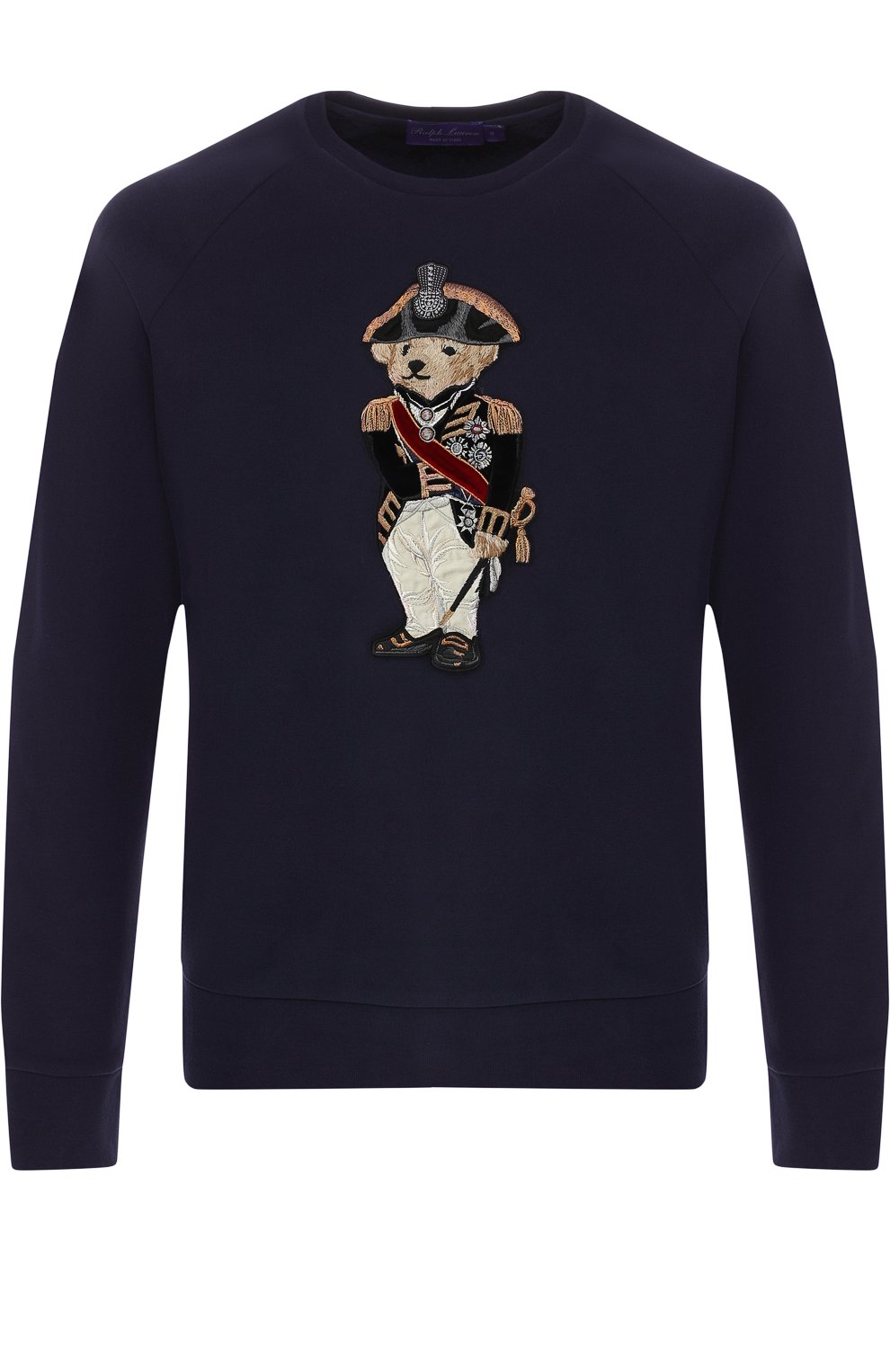 Свитшот из смеси хлопка и вискозы с аппликацией RALPH LAUREN, арт. 790728161, фото 1