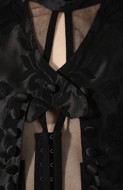 Жакет из смеси шелка и хлопка DOLCE & GABBANA, арт. F28NVT/FGMBI, фото 5