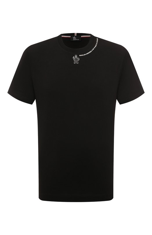Хлопковая футболка Moncler Grenoble 8C000-02-83927 Чёрный 8C000-02-83927