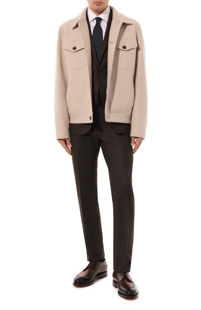 Кожаные дерби SANTONI, арт. MCCG18554MD3HSC2T50, фото 2