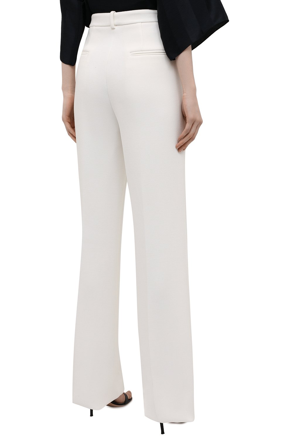 Брюки ELIE SAAB белого цвета по цене 81800 руб., арт. 12397, фото 4 Брюки ELIE SAAB, арт. 12397, фото 4