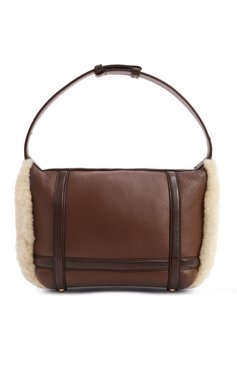 Женская сумка wallace mini BOTTEGA VENETA коричневого цвета, арт. 806125 V2GR2 | Фото 6 (Размер: mini; Материал: Натуральная кожа)