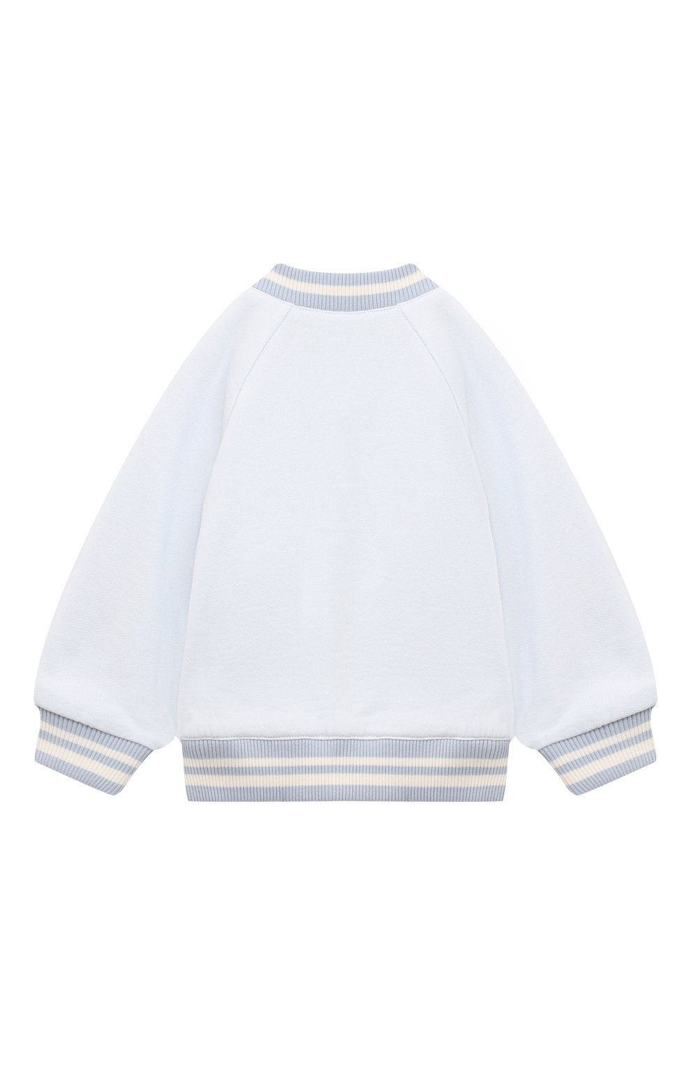 Хлопковый бомбер DOLCE & GABBANA голубого цвета по цене 48250 руб., арт. L1JWKW/G7N2X, фото 2 Хлопковый бомбер DOLCE & GABBANA, арт. L1JWKW/G7N2X, фото 2