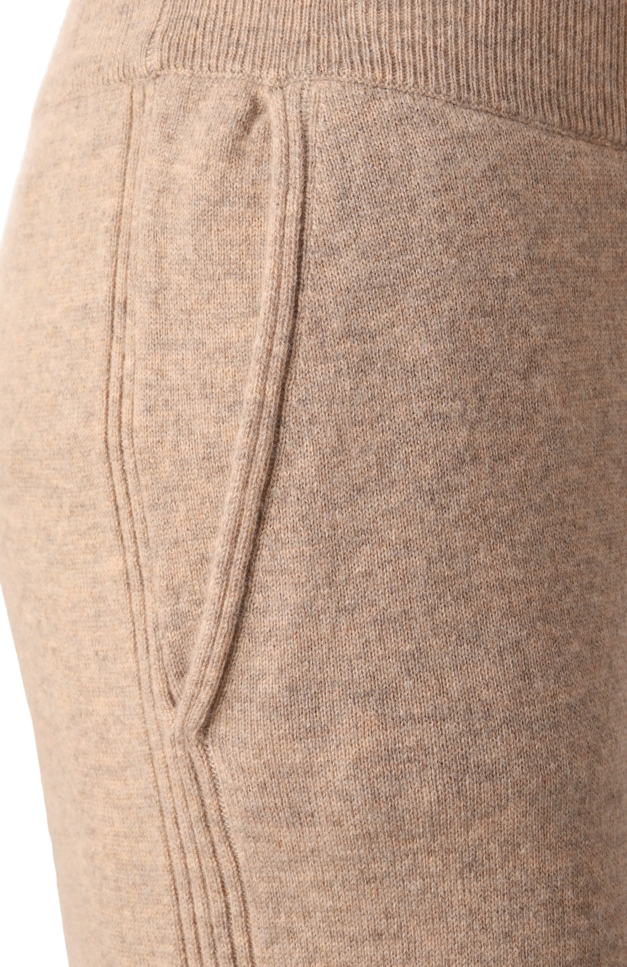 Брюки из кашемира и шелка MVST бежевого цвета по цене 135500 руб., арт. WF60-1045MU, фото 6 Брюки из кашемира и шелка MVST, арт. WF60-1045MU, фото 6