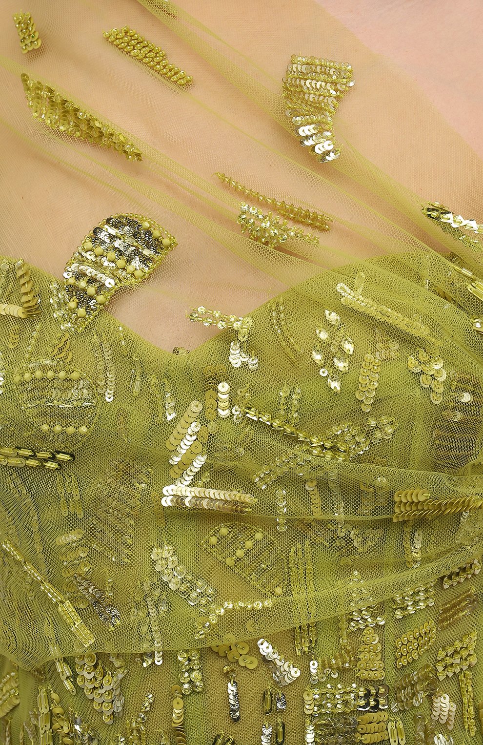 Платье с отделкой пайетками ZUHAIR MURAD, арт. FDR21019/EMNI001, фото 5