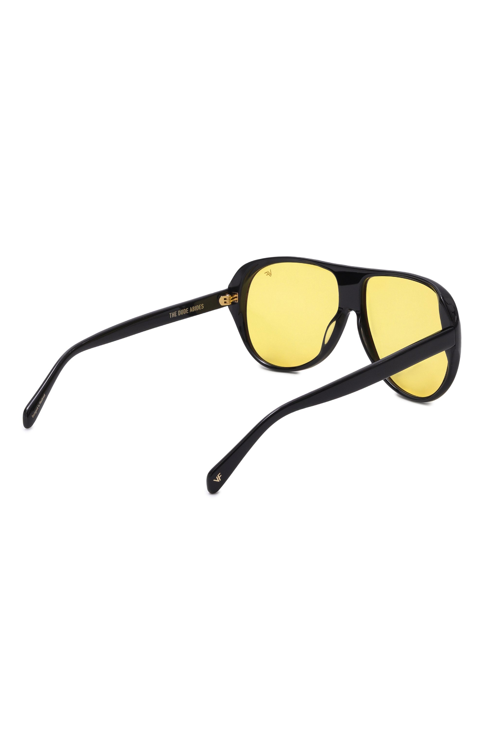 Солнцезащитные очки VINTAGE FRAMES, арт. LEB0WSKI BLACK/SH00TER YELL0W, фото 5